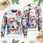 Snowman Christmas Merry Xmas Sweater For Holiday Travel Winter Outings And Cheerful Gift Giving