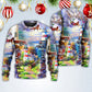 Lighthouse Christmas Santa Be A Light Sweater For Festive Family Events Casual Wear And Holiday Gift Giving