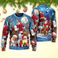 Christmas Funny Santa Elf Xmas Is Coming Sweater For Seasonal Parties Cozy Gatherings And Thoughtful Holiday Gifts