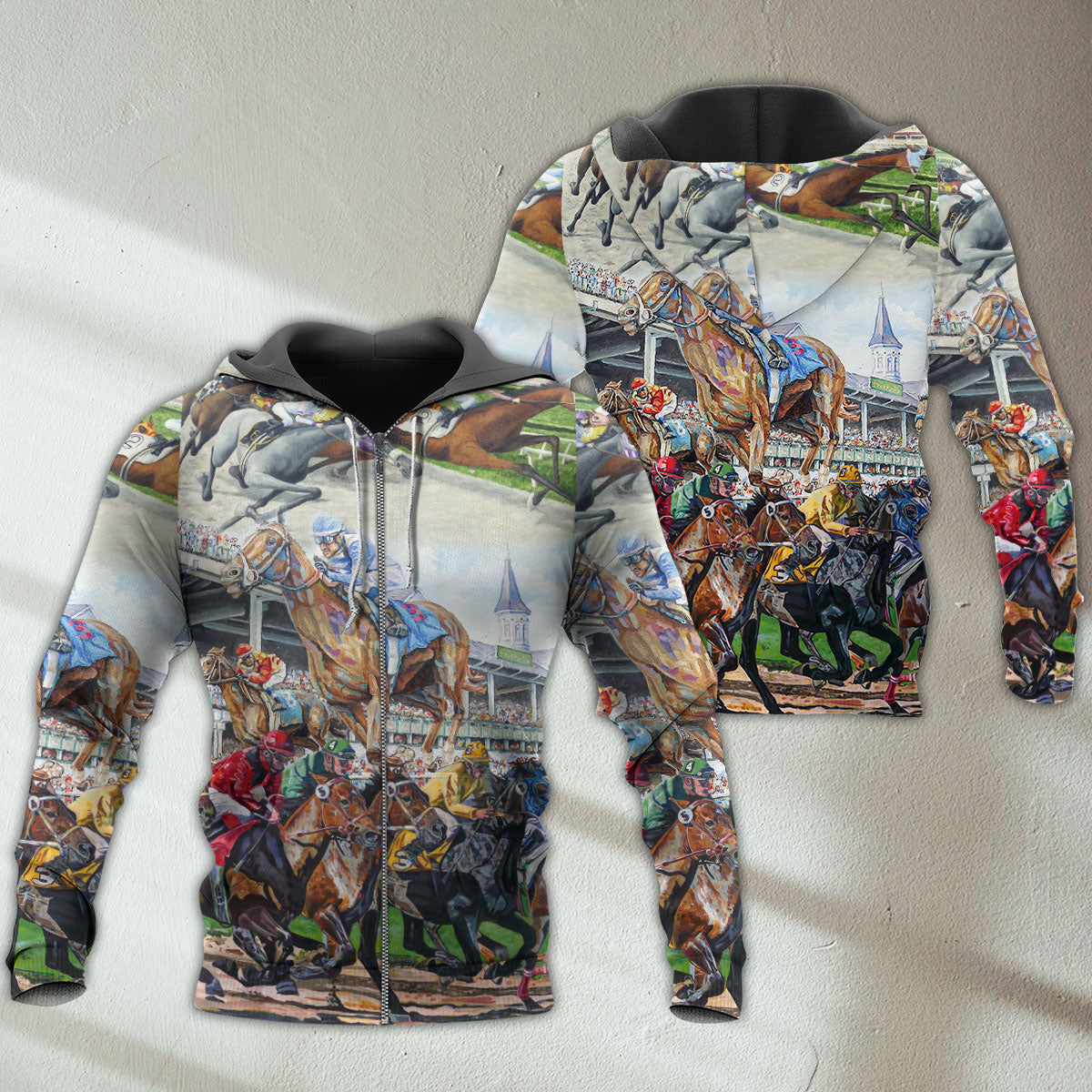 Strong Horse Racing Brave Hoodie For Western Casual Wear Travel And Thoughtful Gifting
