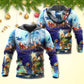 Christmas Reindeer Snowman Glow Hoodie For Festive Celebrations Seasonal Trips And Relaxed Winter Wear