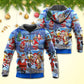 Christmas Santa Beer Joy Hoodie For Holiday Vacations Winter Events And Everyday Comfort