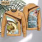 Old Fisherman And Big Catch Sweater For Travel Holidays Casual Events And Comfortable Styling