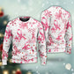 Breast Cancer Pink Ribbon Merry Christmas Sweater For Holiday Parties Family Gatherings And Seasonal Gift Giving