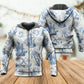 Vintage Sailboat Sea Map Hoodie For Coastal Life Casual Events And Everyday Comfort