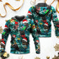 Black Christmas Cat Jolly Mood Hoodie For Festive Days Casual Adventures And Thoughtful Seasonal Gifting