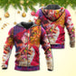Santa Story Light Hoodie For Seasonal Parties Casual Wear And Thoughtful Holiday Gifts