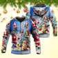 Christmas Santa Night Arrival Hoodie For Holiday Gatherings Winter Travel And Seasonal Gifting
