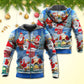 Funny Christmas Rebel Santa Beer Hoodie For Winter Streetwear Christmas Travel And Seasonal Home Gatherings