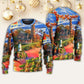 Lighthouse Christmas In Storm And Darkness Sweater For Winter Parties Seasonal Adventures And Relaxed Everyday Styling