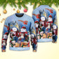 Christmas Family Snowman Happy Xmas Sweater For Festive Events Weekend Outings And Comfortable Winter Style