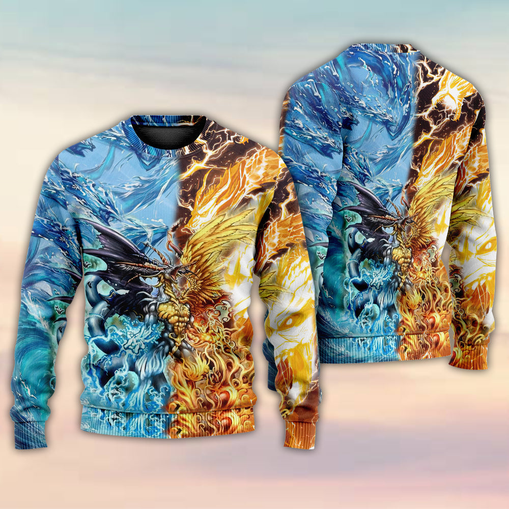 Dragon Immortal Fantasy Sweater For Nature Inspired Fashion Events And Relaxed Everyday Comfort