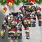 Colorful Christmas Dog Love Hoodie For Festive Family Moments Winter Wear And Holiday Gift Ideas
