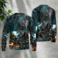 Halloween Ghost Pumpkin Night Sweater For Bold Streetwear Travel And Relaxed Everyday Styling