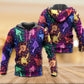 Rainbow Mushroom Galaxy Hoodie For Community Events Weekend Outings And Vibrant Streetwear