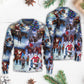 Christmas Santa Cowboy Children Sweater For Festive Events Weekend Outings And Comfortable Winter Style
