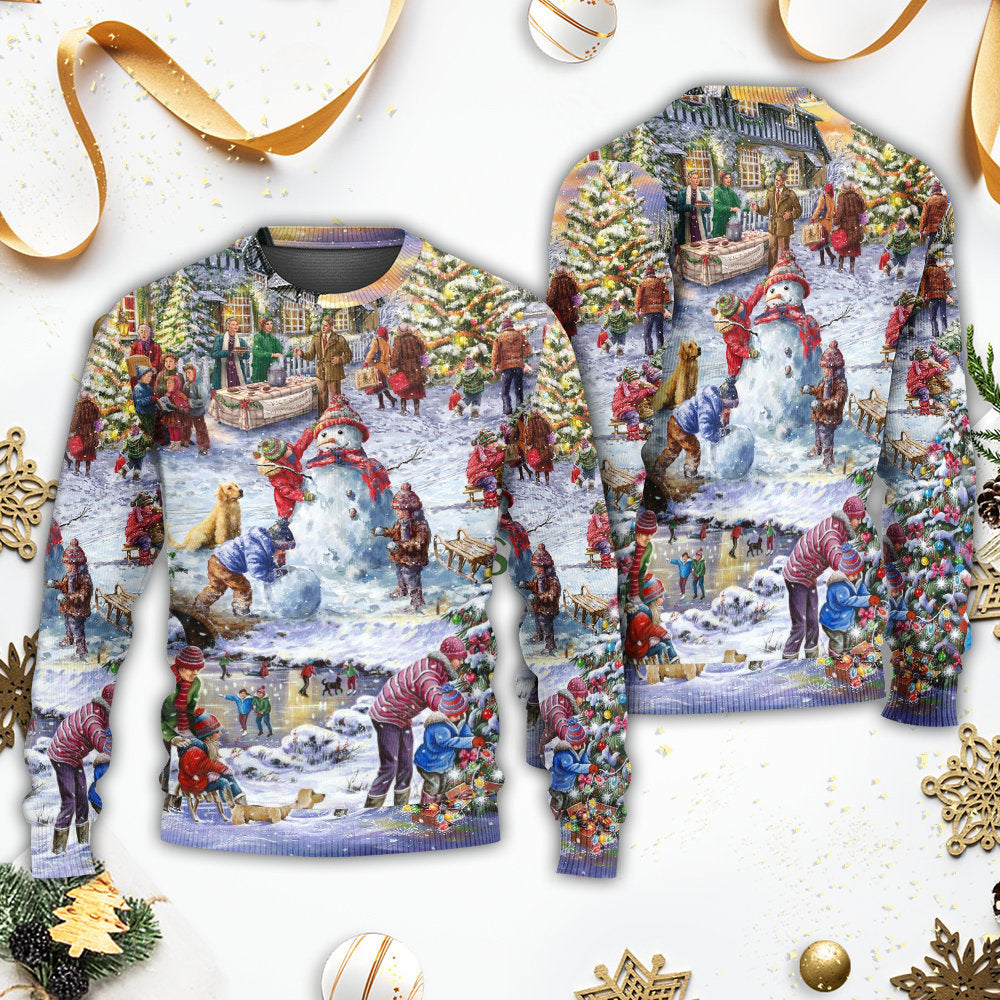 Christmas Winter Holiday Santa Sweater For Festive Parties Family Photos And Comfortable Seasonal Wear