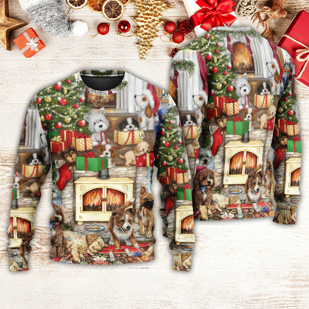 Christmas Dog Merry Xmas Sweater For Family Gatherings Winter Travel And Everyday Seasonal Comfort
