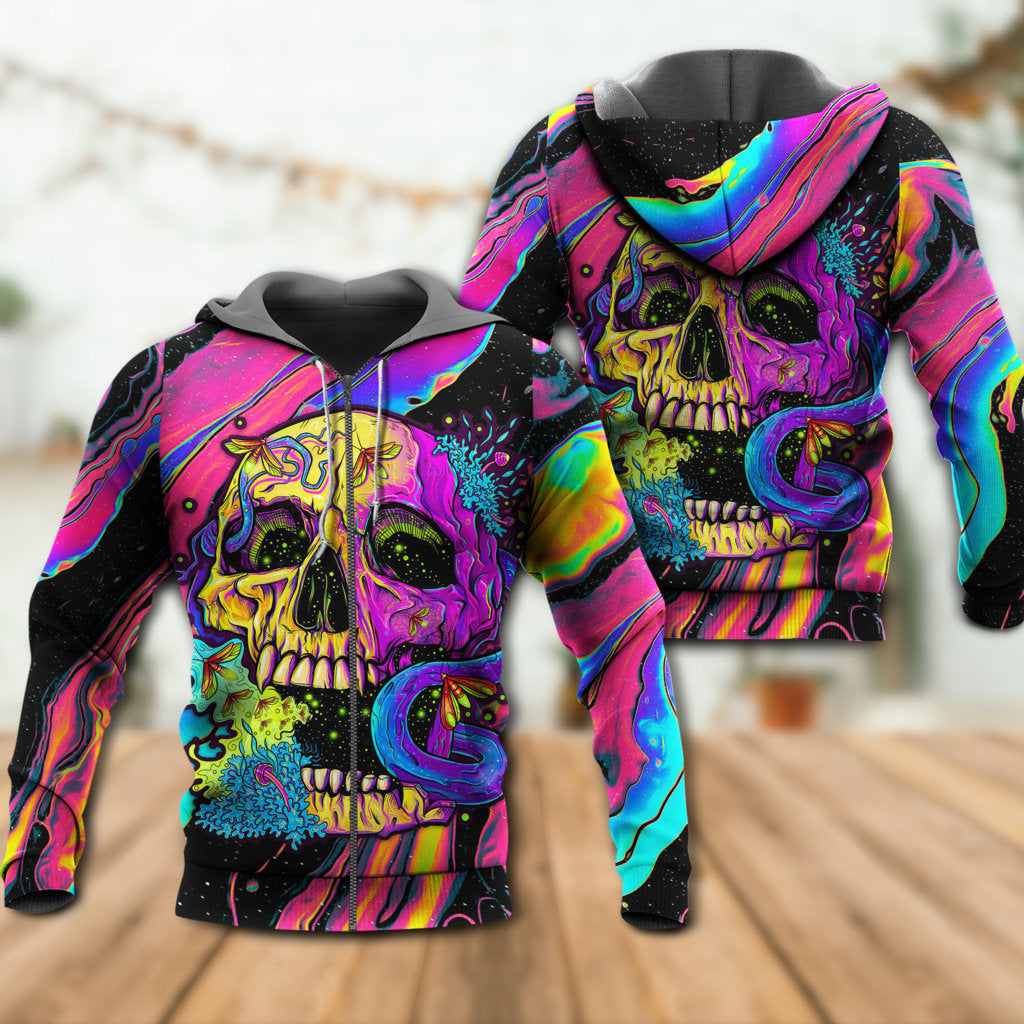 Neon Skull Moth Night Butterfly Hoodie For Gothic Art Lovers Daily Wear And Weekend Adventures