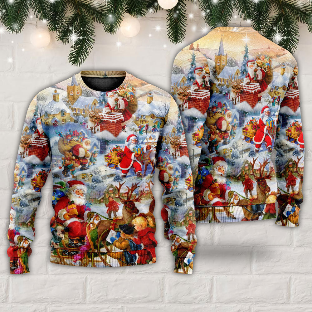 Cheerful Christmas Celebration Sweater For Seasonal Parties Cozy Gatherings And Thoughtful Holiday Gifts