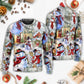 Christmas Snowman Merry Xmas Sweater For Family Gatherings Winter Travel And Everyday Seasonal Comfort