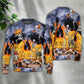 Halloween Skeleton Pumpkin Party Sweater For Fantasy Fans Casual Outings And Weekend Adventures
