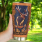 Hunting Love Deer With Pattern Personalized 20 Oz Tumbler For Coffee Travel And Daily Drinks