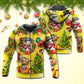 Funny Snowman Christmas Lights Hoodie For Festive Family Moments Winter Wear And Holiday Gift Ideas