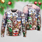 Christmas Cat Heartfelt Holiday Sweater For Seasonal Parties Cozy Gatherings And Thoughtful Holiday Gifts