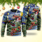 Christmas Gift Train Arrives At The Wharf Sweater For Festive Family Events Casual Wear And Holiday Gift Giving
