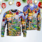 Lighthouse Christmas Santa Home Is The Light Sweater For Festive Parties Family Photos And Comfortable Seasonal Wear