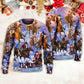 Christmas Santa And Horse Merry Xmas Sweater For Winter Celebrations Family Events And Thoughtful Gifting