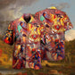 Bohemian Together Hawaiian Shirt For Summer Vacation And Beach Travel