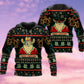 Santa Cowboy Giving Gifts Hoodie For Festive Family Moments Winter Wear And Holiday Gift Ideas