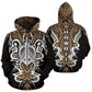 Gold Hawaii Turtle Tribal Armor Hoodie For Nautical Inspired Streetwear Weekend Trips And Comfort