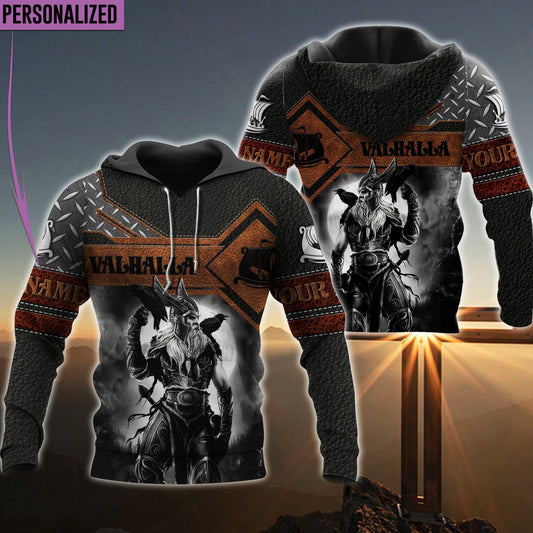 Viking Warrior Valhalla Tribute Hoodie For Viking Enthusiasts Travel Days And Distinctive Streetwear