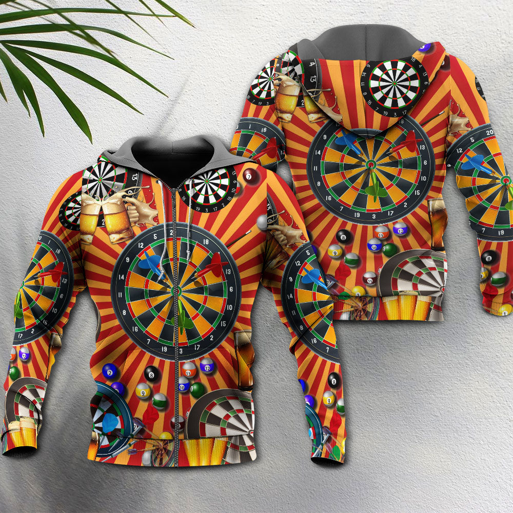 Darts Player Beer Life Hoodie For Active Weekend Plans Comfortable Style And Gifting