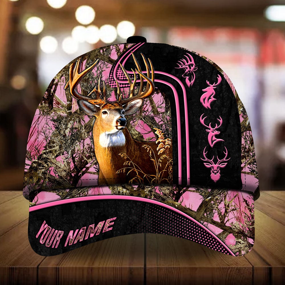 Beautiful Deer Hunting Camo Personalized Classic Cap For Holiday Trips Daily Outfits And Thoughtful Gifting