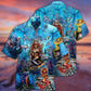 Mermaid Queen Hawaiian Shirt Artwork View For Coastal Escapes And Resort Style