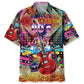 80'S Party Hawaiian Shirt For Island Vacations, Resort Wear, And Relaxed Seasonal Style