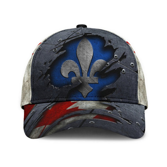 Canada Quebec All Over Print Classic Cap For Casual Events Beach Trips And Thoughtful Gifting