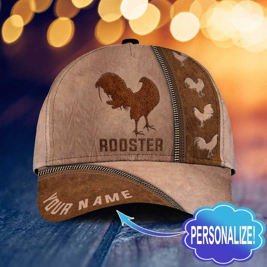 Personalized Rooster Farm Classic Cap For Coastal Trips Outdoor Activities And Gift Giving