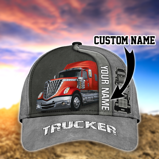 Truck Driver Lifestyle All Over Print Classic Cap For Nature Lovers Travel And Casual Daily Styling