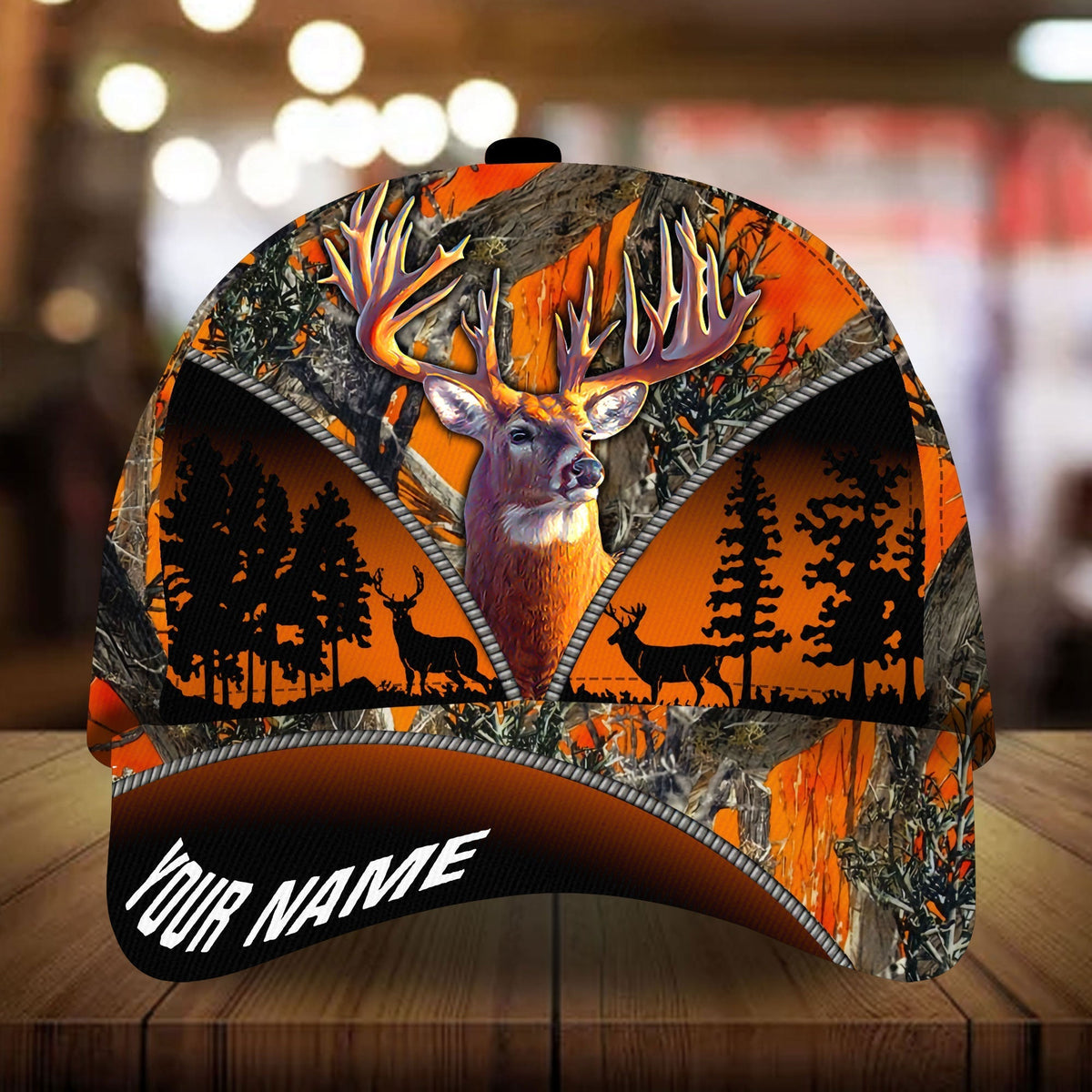Cool Deer Hunting Art Personalized Classic Cap For Outdoor Travel Festivals And Relaxed Everyday Wear