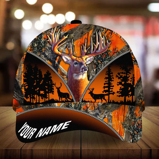 Cool Deer Hunting Art Personalized Classic Cap For Outdoor Travel Festivals And Relaxed Everyday Wear