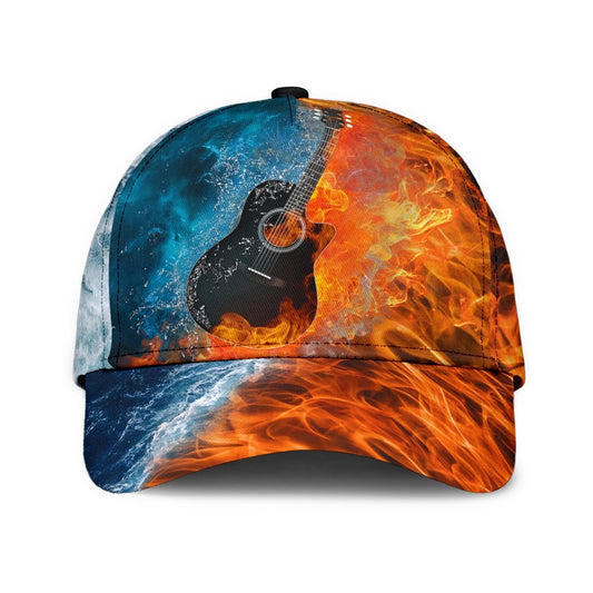 Guitar Classic Cap For Relaxed Outfits Outdoor Events And Holiday Trips