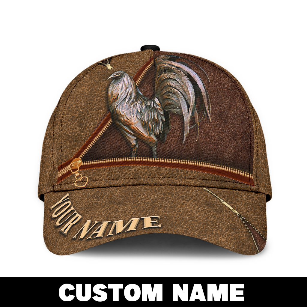 Personalized Rooster All Over Print Classic Cap For Everyday Accessories Vacations And Outdoor Fun