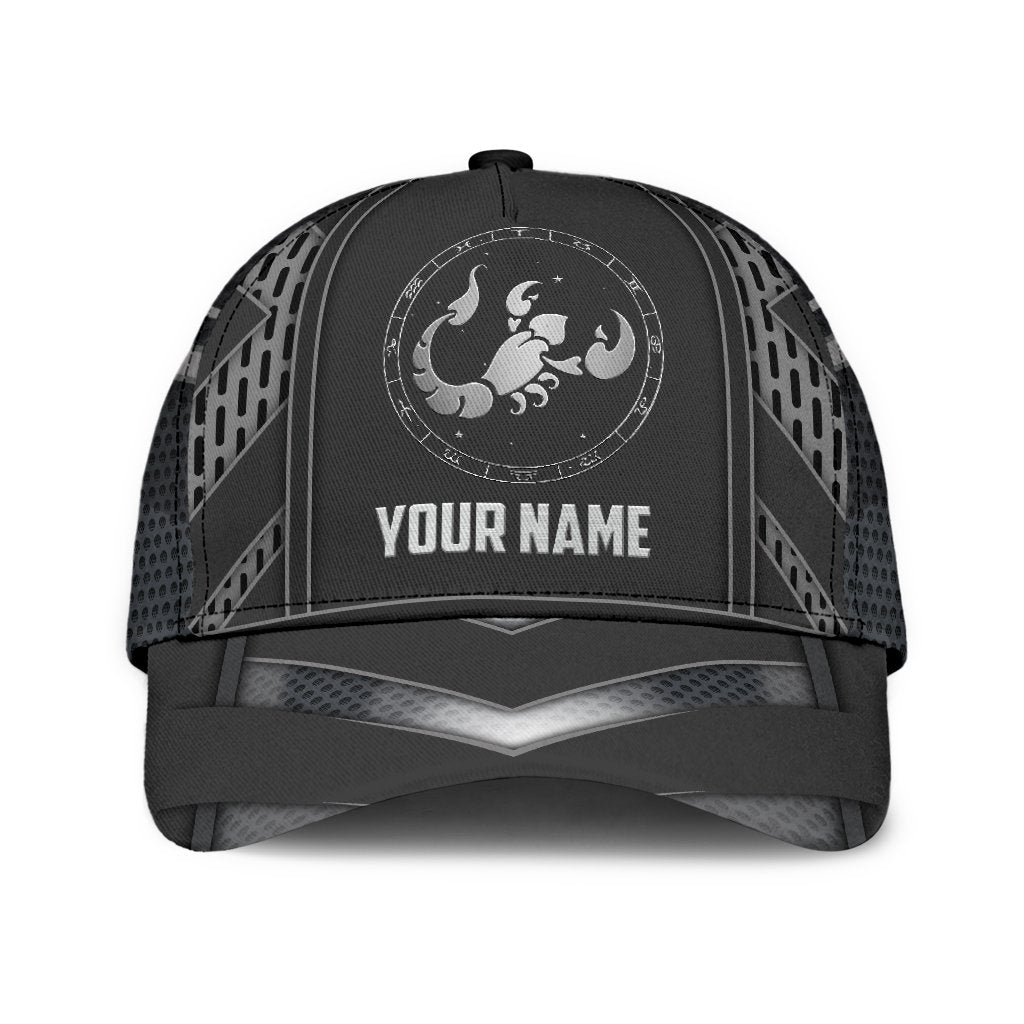 Personalized Scorpio All Over Print Classic Cap For Festivals Vacations Outdoor Fun And Daily Comfort