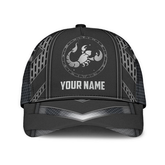 Personalized Scorpio All Over Print Classic Cap For Festivals Vacations Outdoor Fun And Daily Comfort