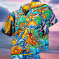 Surfing Hawaiian Shirt With Detailed Graphic For Beach Getaways Resort Outings And Thoughtful Gifting